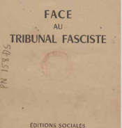 Face au tribunal fasciste
